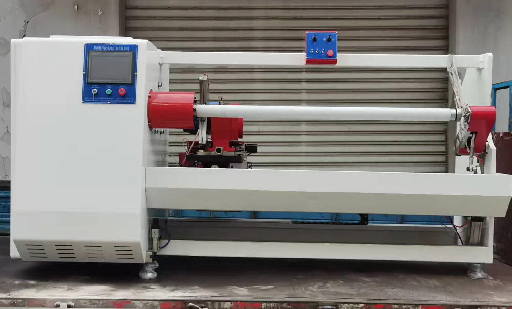 單軸三伺服自動切卷機